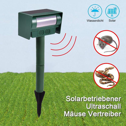 Blaudonau- Solarbetriebener Ultraschall Schädlinge Mäuse Vertreiber