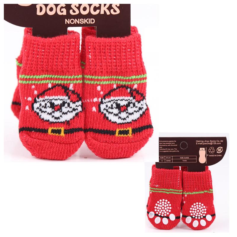 Blaudonau- Süße und praktische Hundesocken Weihnachtsmann