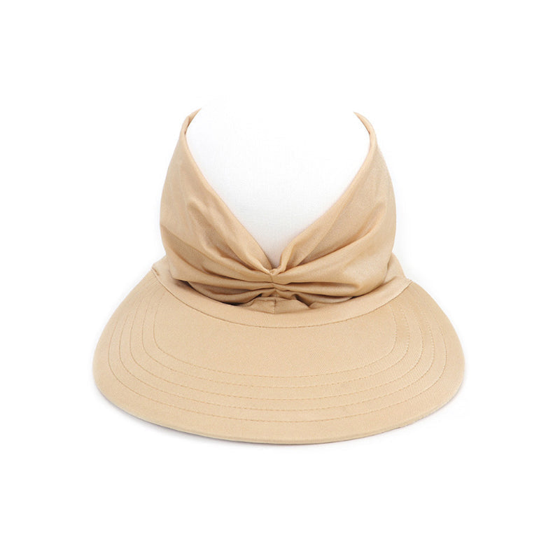 Blaudonau- Elastischer Sonnenhut mit UV-Schutz für Damen Khaki