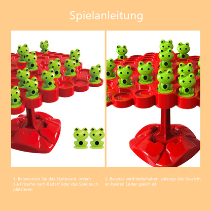 Blaudonau- Frosch-Balance-Spielzeug-Set für Kinder