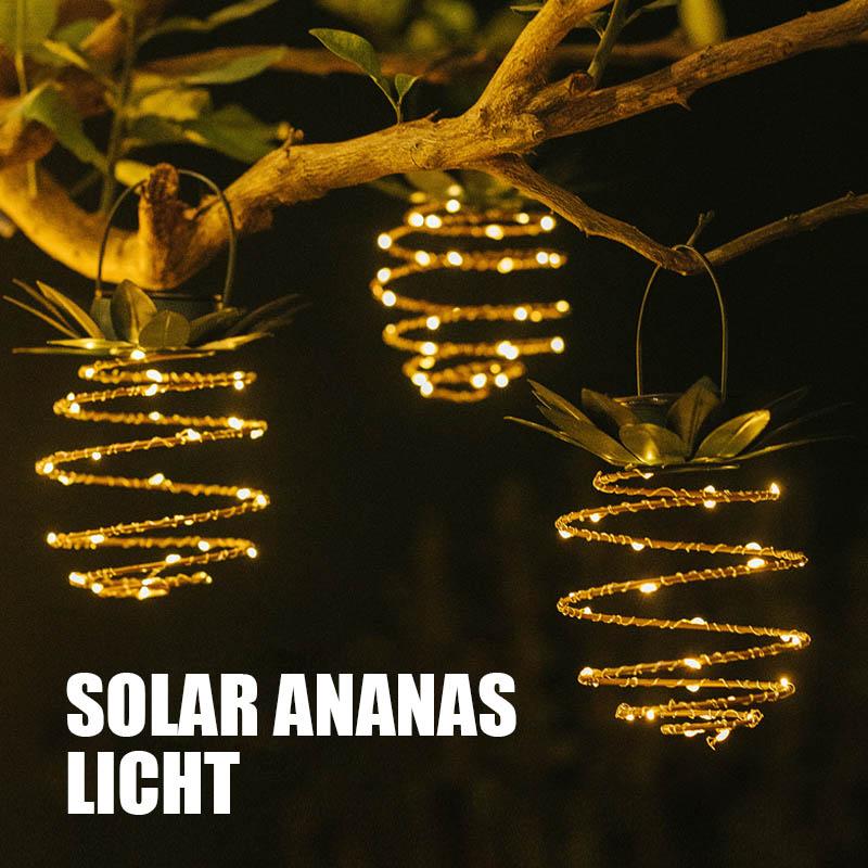 Blaudonau- Ananas Solar Garten Lichter