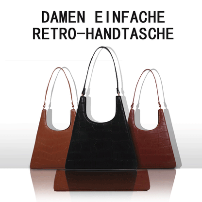 Blaudonau- Damen Einfache Retro-Handtasche