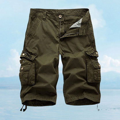 Blaudonau- Stilvolle, strapazierfähige Cargo-Shorts mit 8 Taschen für Herren