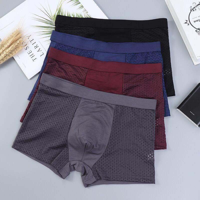 Blaudonau- Boxershorts aus Bambusfasern