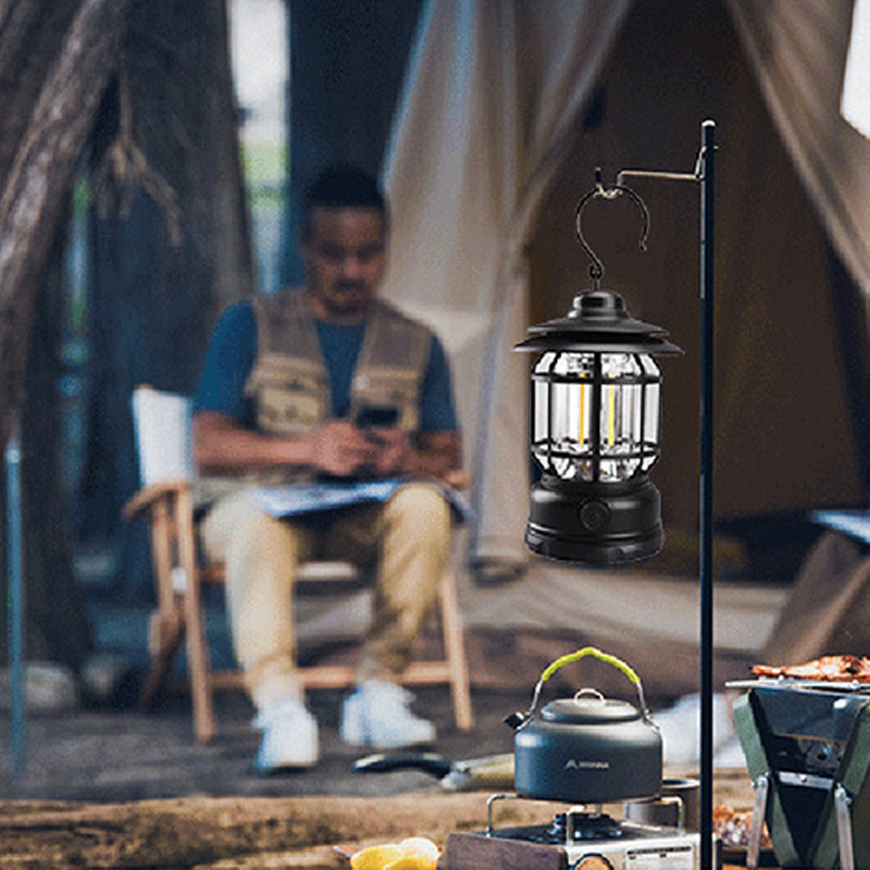 Blaudonau- Tragbare Retro Camping Lampe