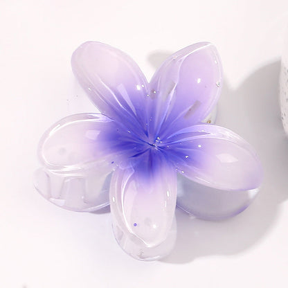 Blaudonau- Egg flower hair clip