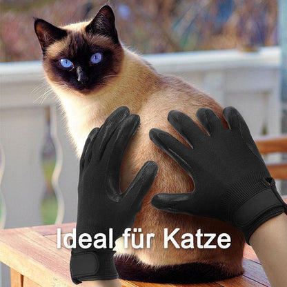 Blaudonau- Fellpflege-Handschuh für Pferde, Hunde und Katzen (1 Paar)