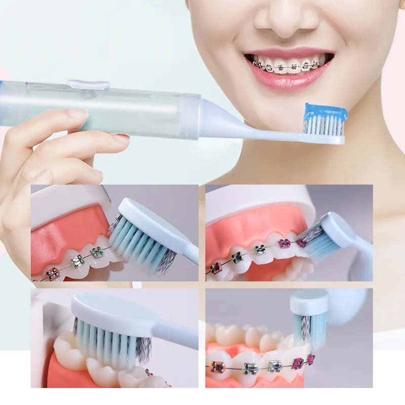 Blaudonau- 3-In-1 Travel Toothbrush