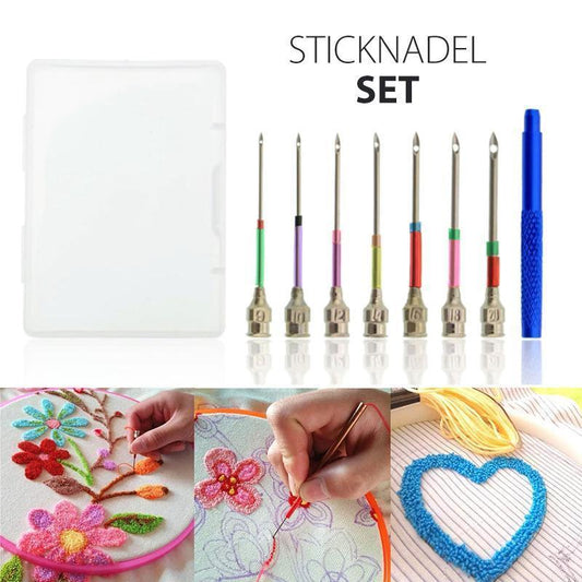 Blaudonau- Sticknadel Set