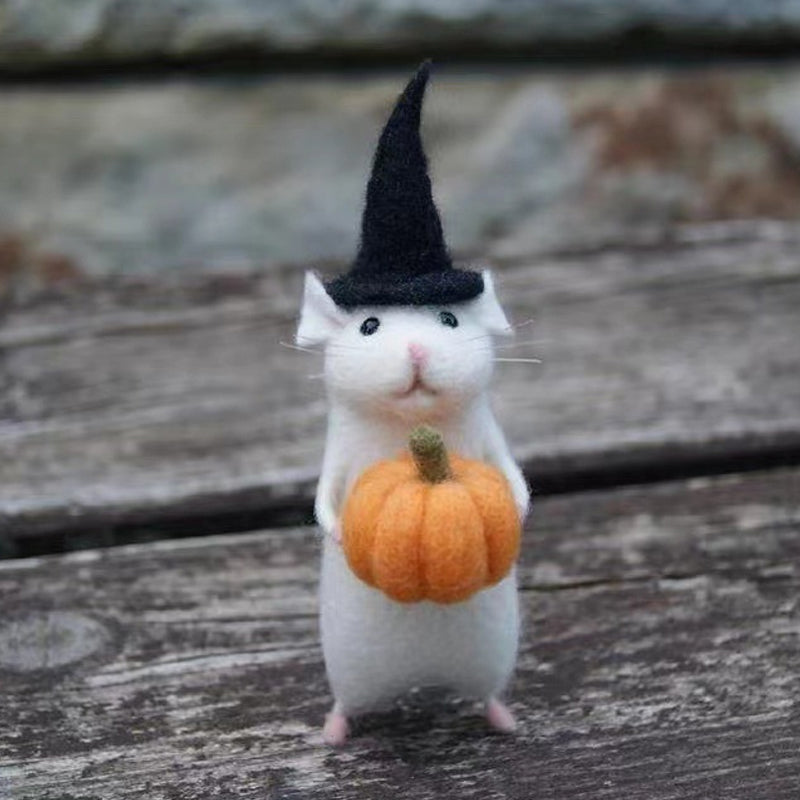 Blaudonau- Filzmaus Halloween Ornament