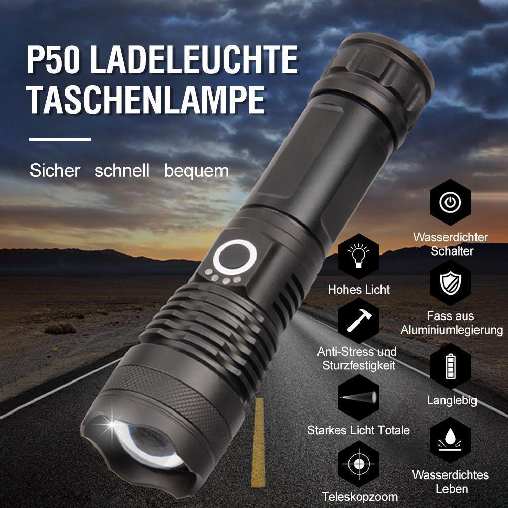 Blaudonau- P50 Ladeleuchte Taschenlampe