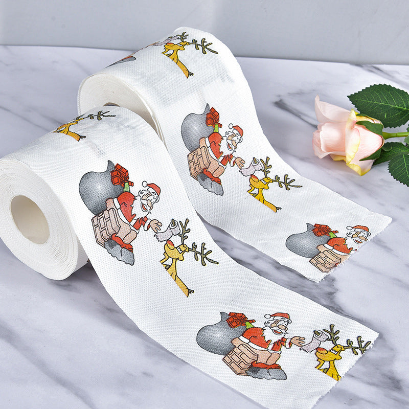 Blaudonau- 🎅FRÜHER WEIHNACHTSVERKAUF🎅 Weihnachts-Toilettenpapier Stil A