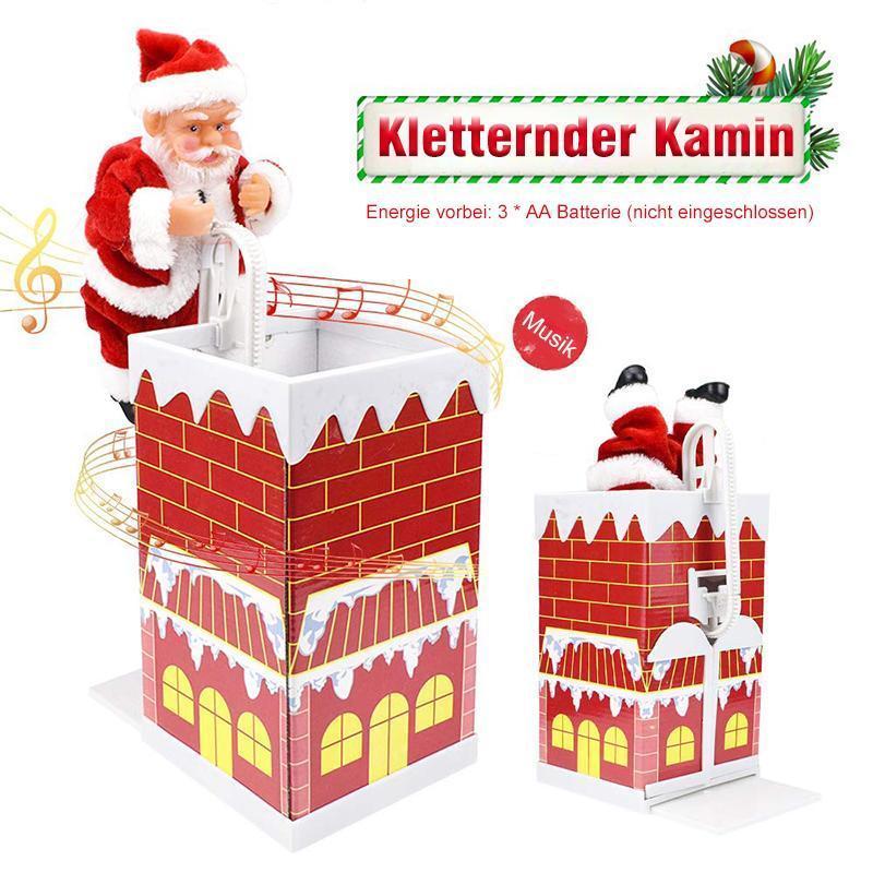 Blaudonau- Schöne Santa Klettern Schornstein angenehmes Geschenk Spielzeug