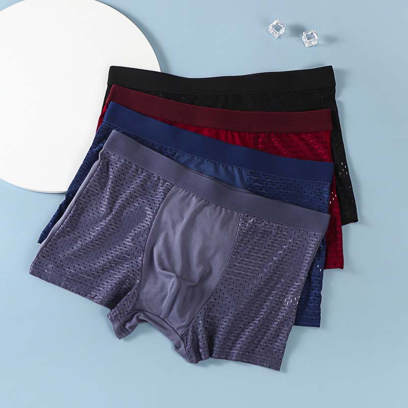 Blaudonau- Boxershorts aus Bambusfasern