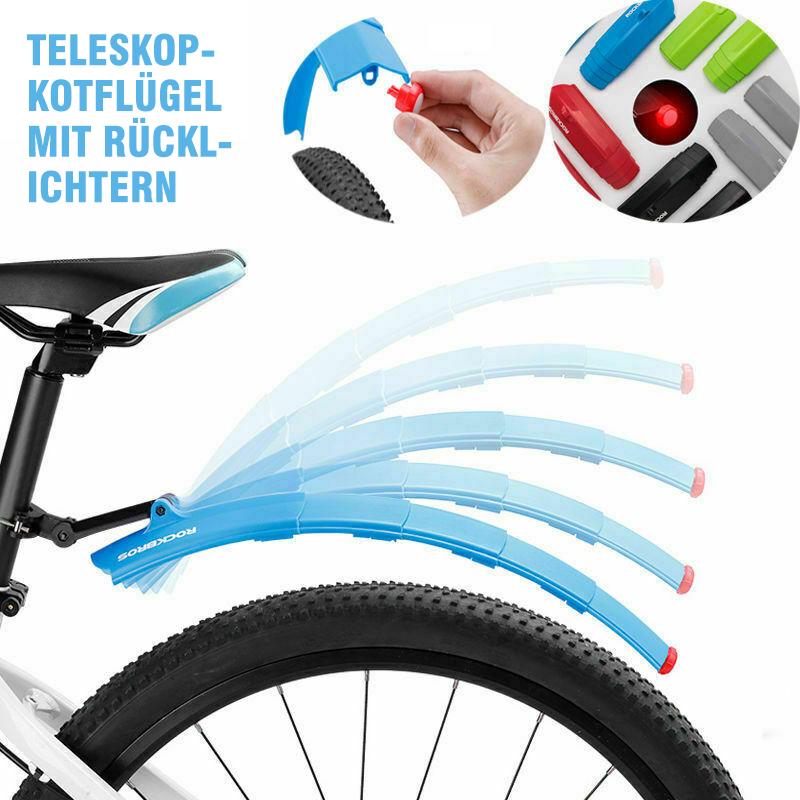 Blaudonau- Fahrrad einziehbarer Kotflügel