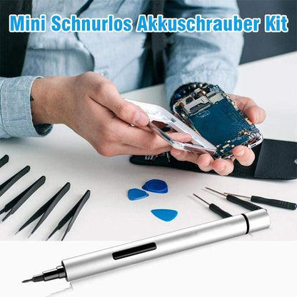 Blaudonau- Mini Schnurlos Akkuschrauber Kit