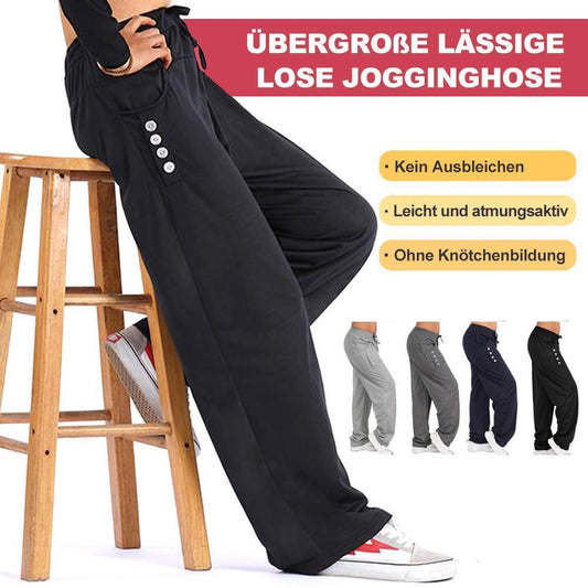 Blaudonau- Übergroße lässige lose Jogginghose, Unisex Sporthose