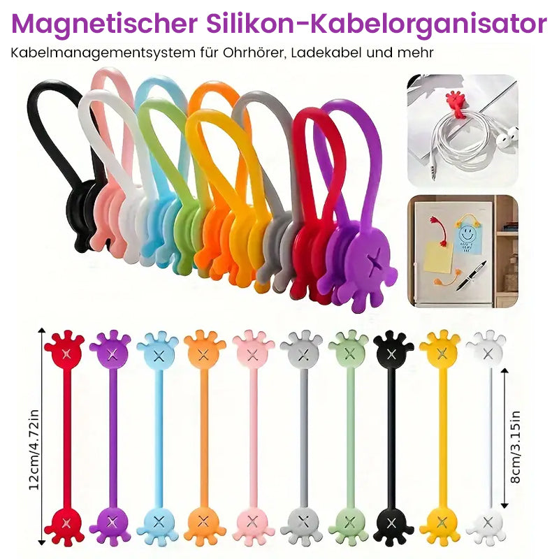 Blaudonau- Magnetischer Silikon-Kabel-Organisator