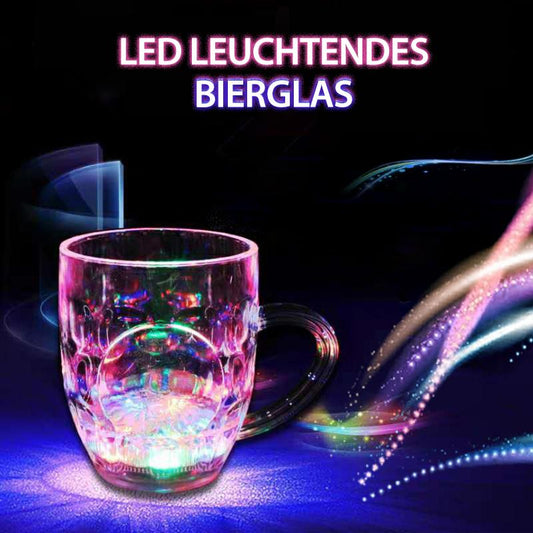 Blaudonau- LED leuchtendes Bierglas