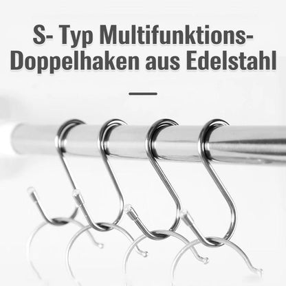 Blaudonau- S- Typ Multifunktions-Doppelhaken aus Edelstahl