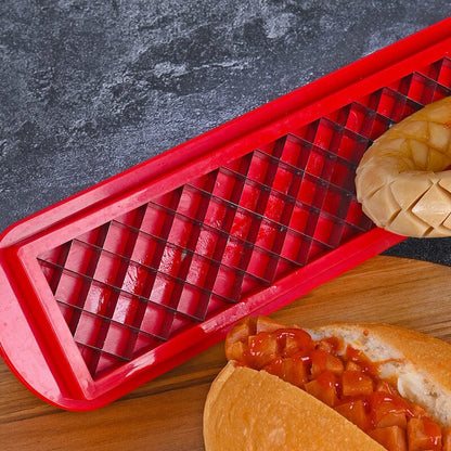 Blaudonau- Perfekt Hot-Dog Schneidemaschine