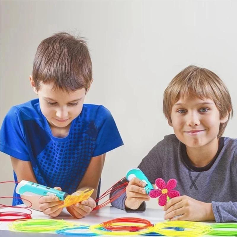 Blaudonau- 3D-Druckstift mit 5m Filament für Kinder und Erwachsene