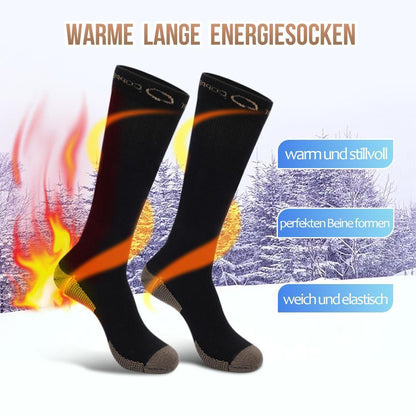 Blaudonau- Warme lange Energiesocken