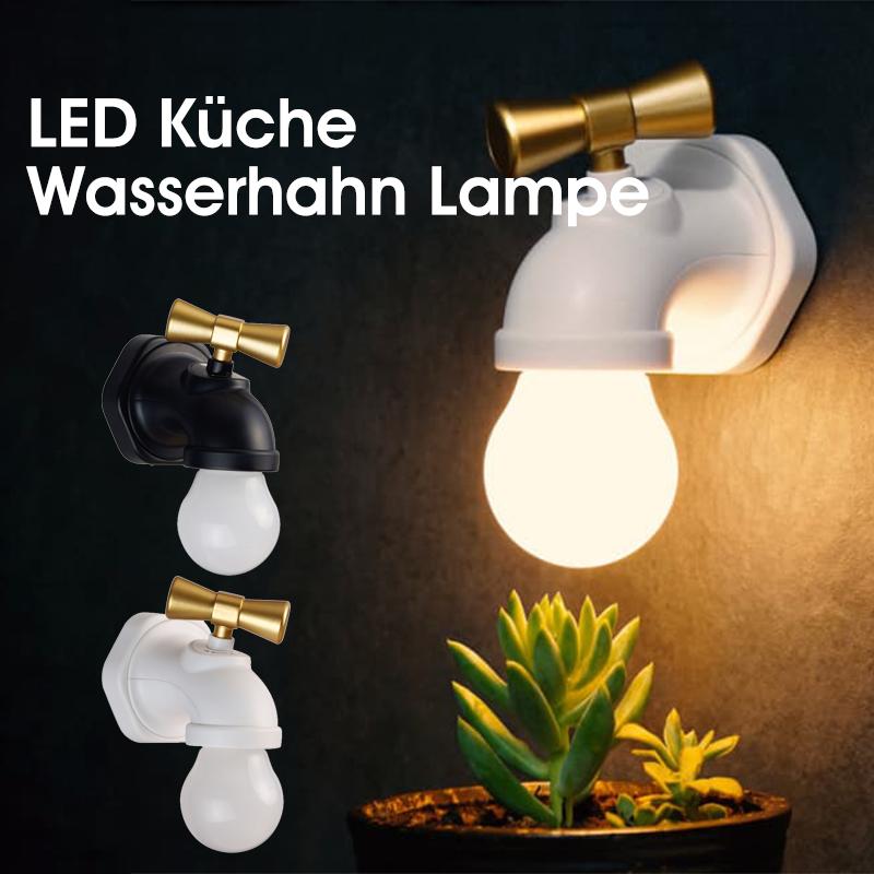 Blaudonau- LED Küche Wasserhahn Lampe