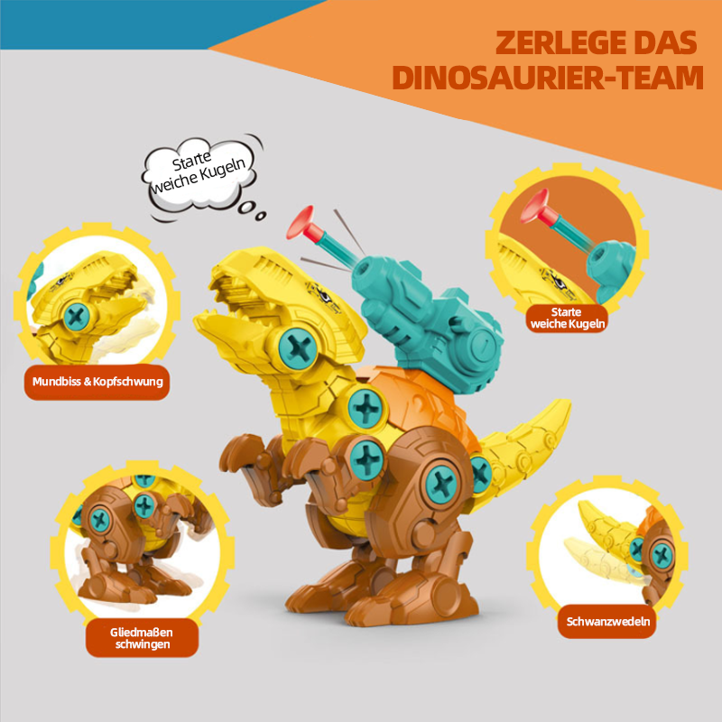 Blaudonau- DIY Dinosaurier Spielzeug Bausatz Overlord Dragon