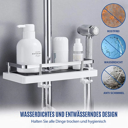 Blaudonau- Duschstangen-Aufbewahrungsregal