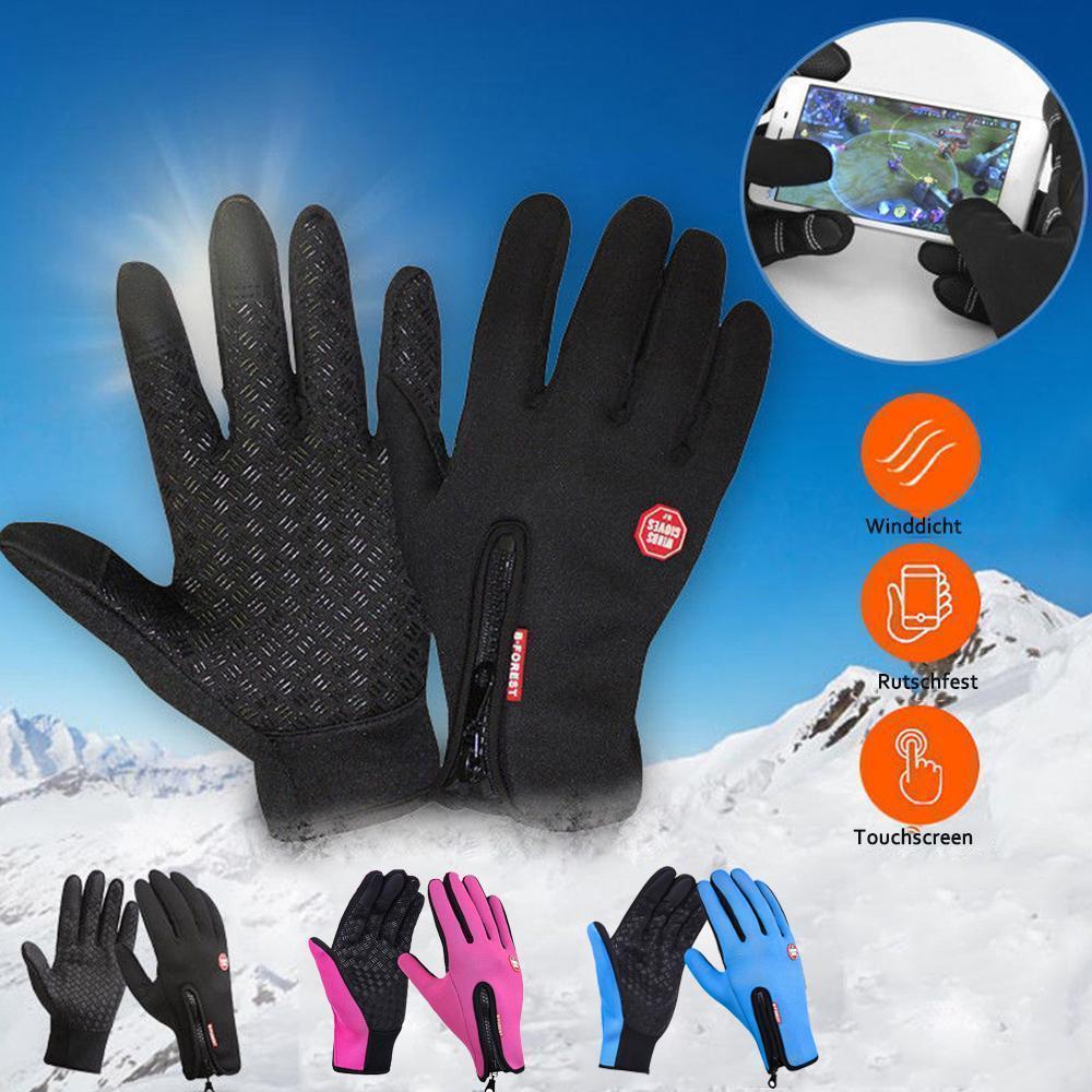 Blaudonau- 🧤Weihnachtsvorverkauf-50% RABATT🧤Premiume warme winddichte wasserdichte Touchscreen Handschuhe Unisex