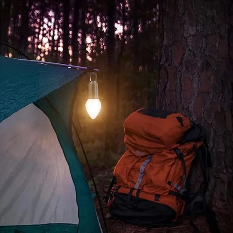 Blaudonau- Retro Neues Outdoor Camping Typ-C-Lade-Glühbirnenlicht