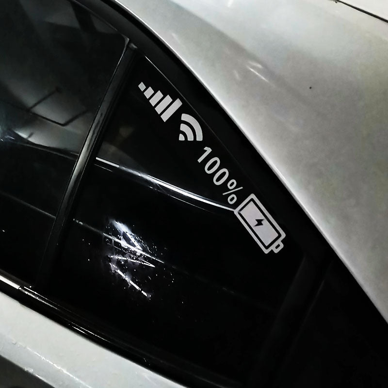 Blaudonau- WiFi Power-Aufkleber für die Windschutzscheibe des Autos