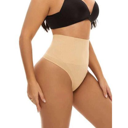 Blaudonau- Bauchkontrollierender Shapewear-Tanga