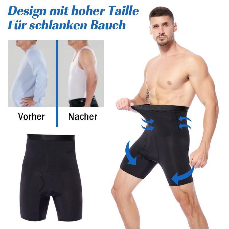 Blaudonau- Nahtlose hohe Taille Shapewear für Männer