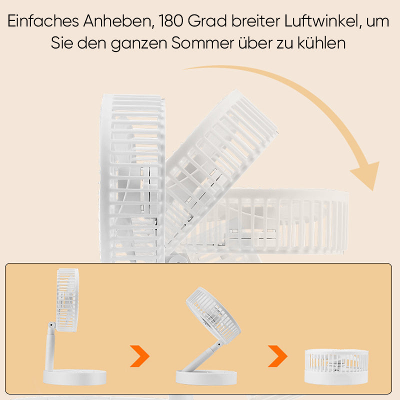 Blaudonau- Teleskop-Klappventilator