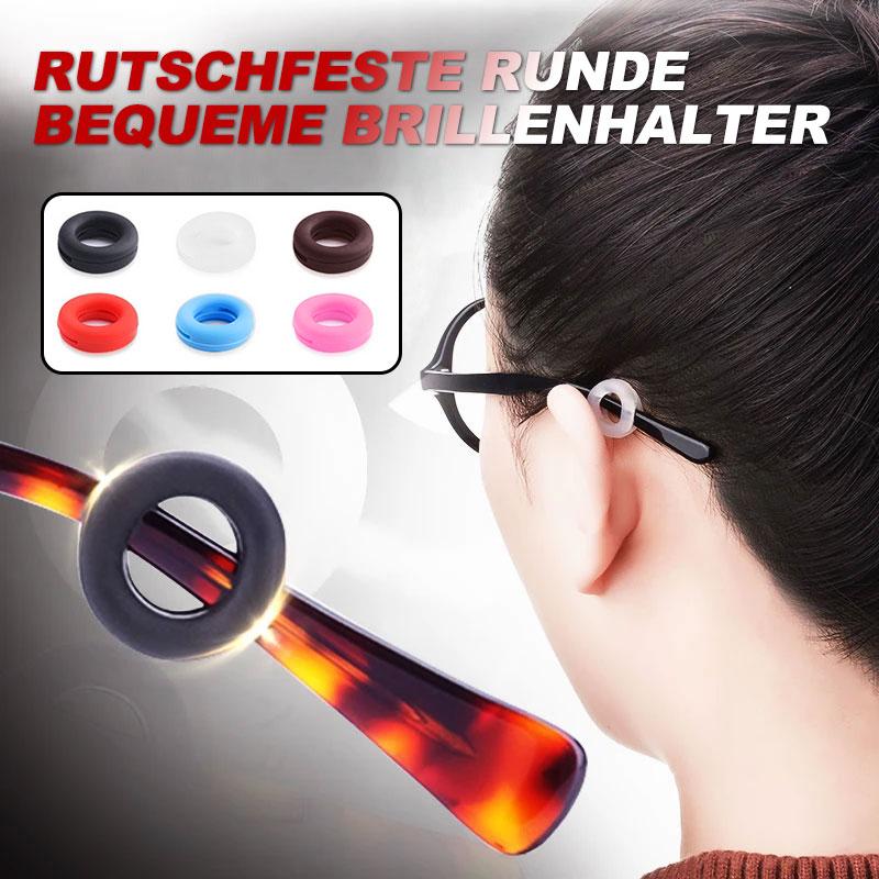 Blaudonau- Rutschfeste runde bequeme brillenhalter (5 Paar)