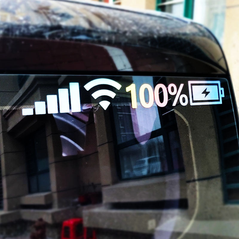 Blaudonau- WiFi Power-Aufkleber für die Windschutzscheibe des Autos