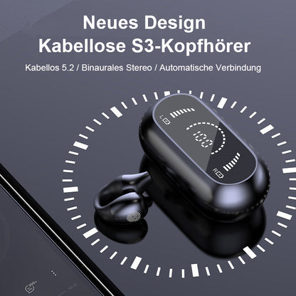 Blaudonau- Drahtloses Ohrclip-Bluetooth-Headset