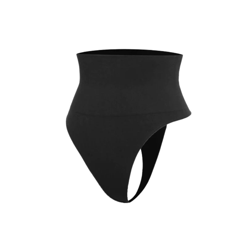 Blaudonau- Bauchkontrollierender Shapewear-Tanga schwarz