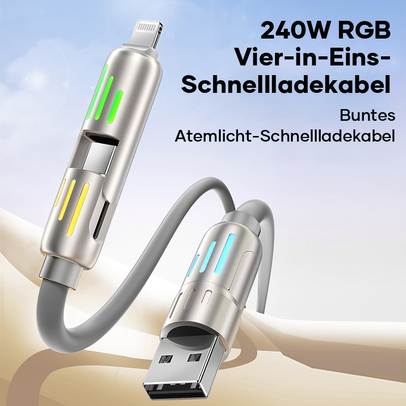 Blaudonau- 240 W 4-in-1 USB-C-Kabel