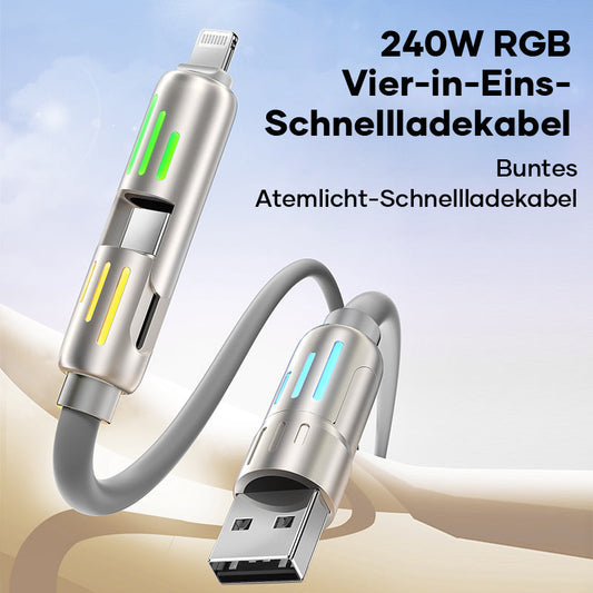 Blaudonau- 240 W 4-in-1 USB-C-Kabel