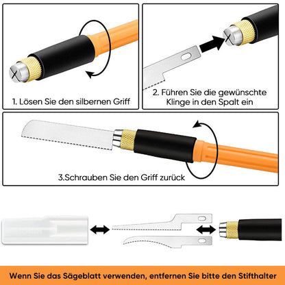 Blaudonau- Mini-Handsägen-Modell-Bügelsägen-Werkzeugsatz