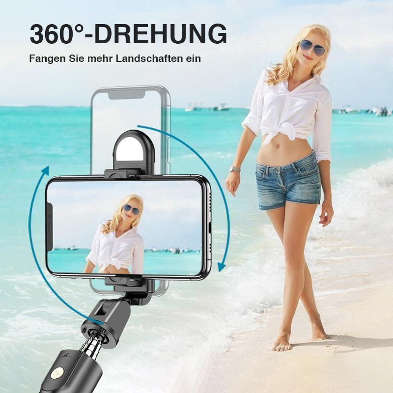 Blaudonau- 📱Weihnachtsrabatt-50% Rabatt📱Selfie-Stick mit Bluetooth-Fernbedienung