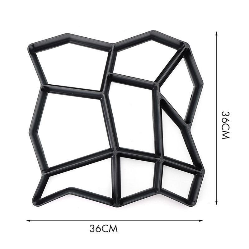 Blaudonau- DIY Pflastern Form（36 * 36cm/45 * 40cm） 36 * 36cm