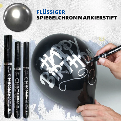 Blaudonau- Flüssiger Spiegelchrommarkierstift