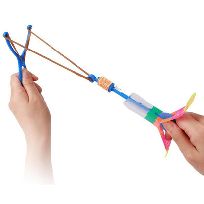 Blaudonau- Erstaunliche Rocket Slingshot LED Hubschrauber