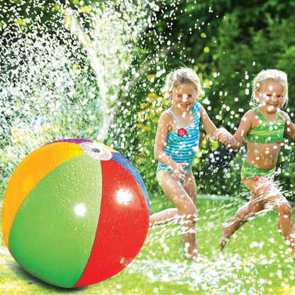 Blaudonau- Inflatable Beach Sprinkler Water Spray Ball