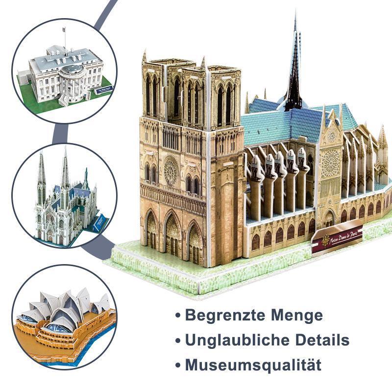 Blaudonau- 3D-Modell-Puzzle Sehenswürdigkeit auf der ganzen Welt