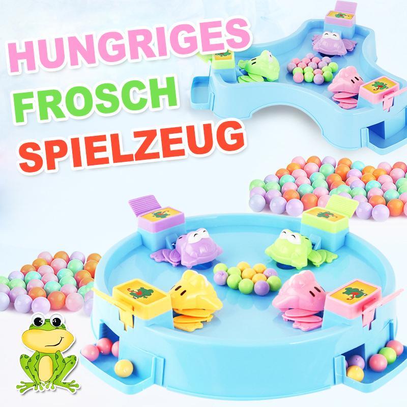 Blaudonau- Familien Spielzeug- Frosch essen Erbsen